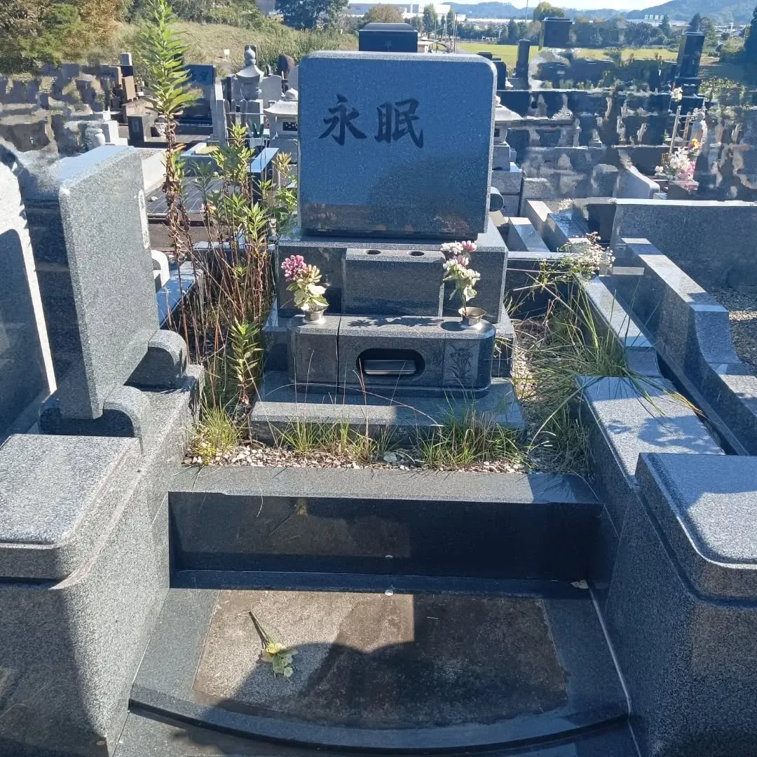 本日は墓参り代行で霊園に来ていました！