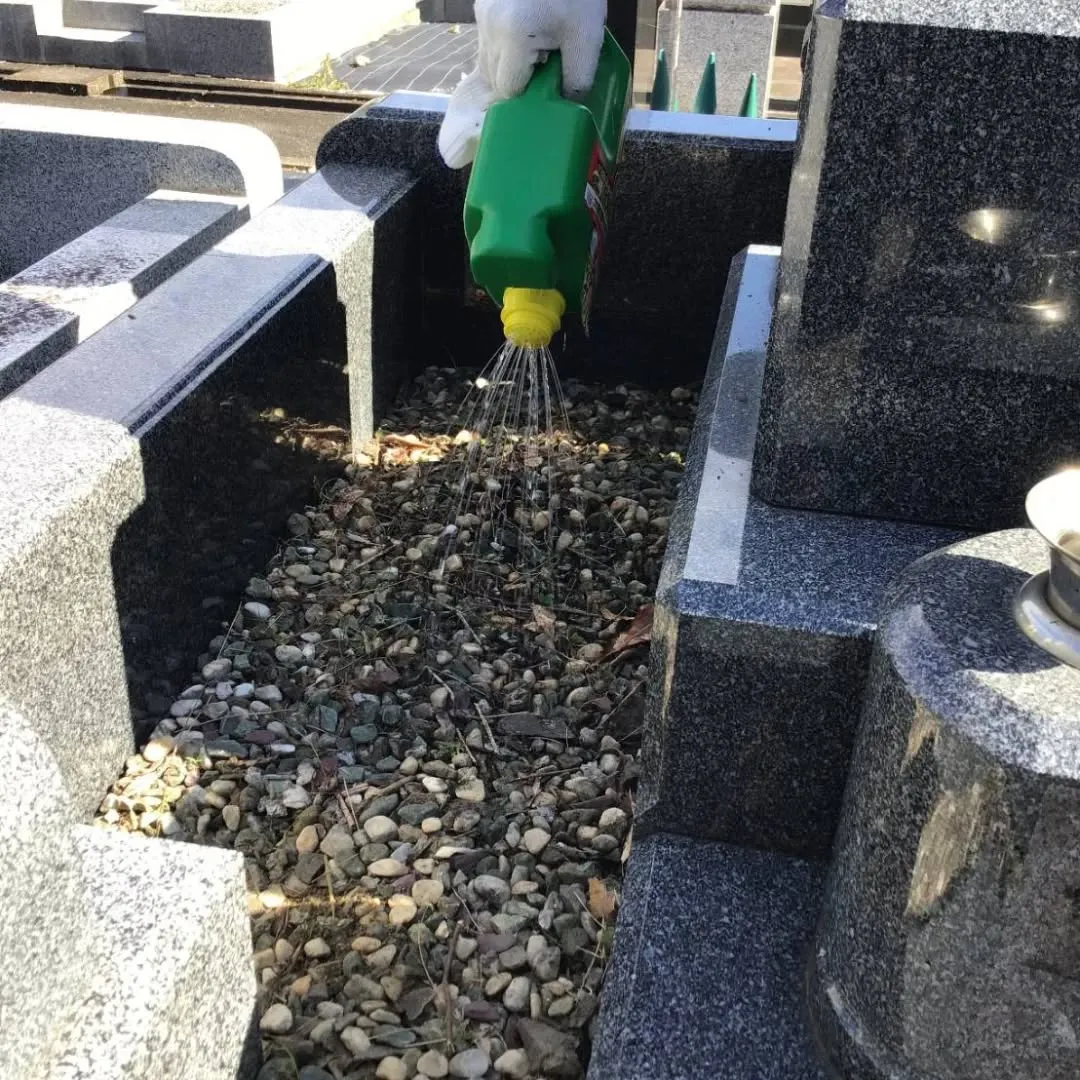 本日は墓参り代行で霊園に来ていました！
