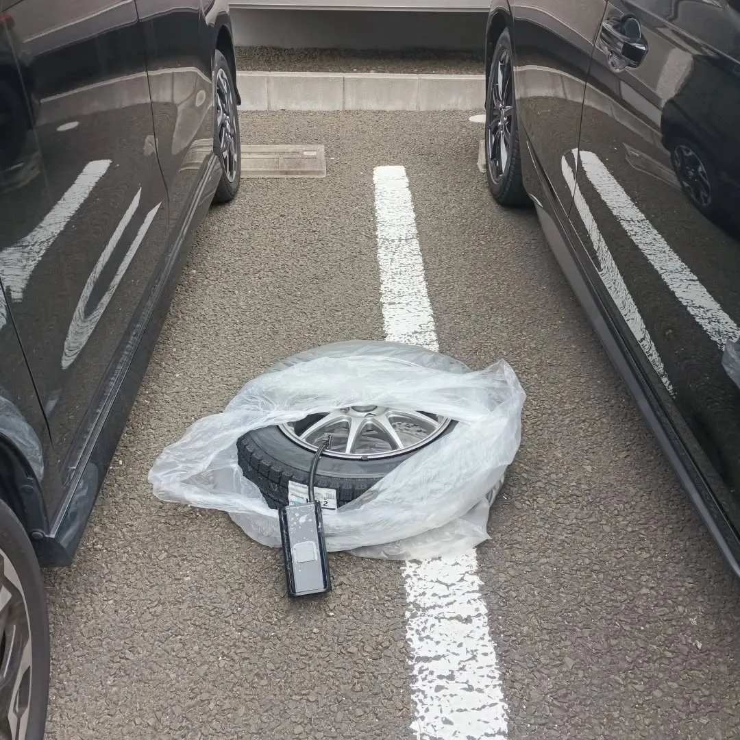今日も出張タイヤ交換してます！